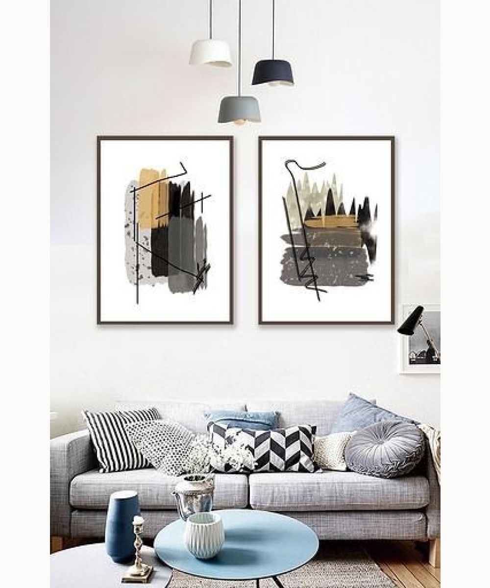 Abstract Art 44, Set of 2