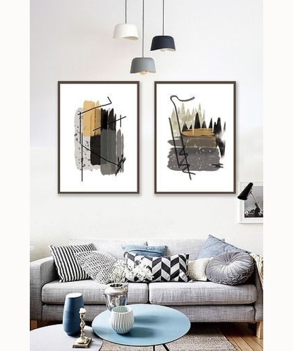 Abstract Art 44, Set of 2
