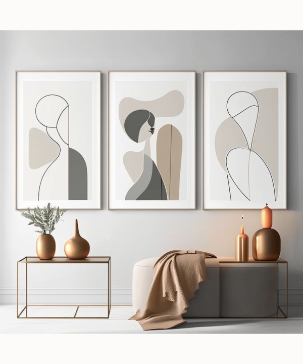 Abstract Art 53, Set of 3