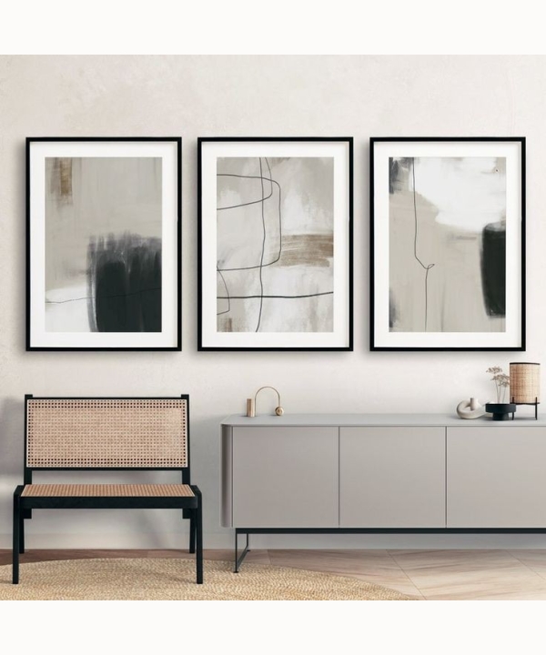 Abstract Art 58, Set of 3