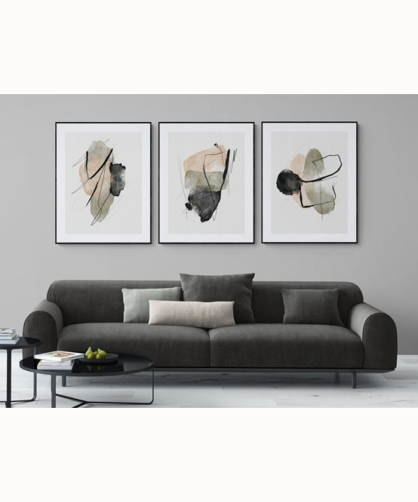Abstract Art 59, Set of 3