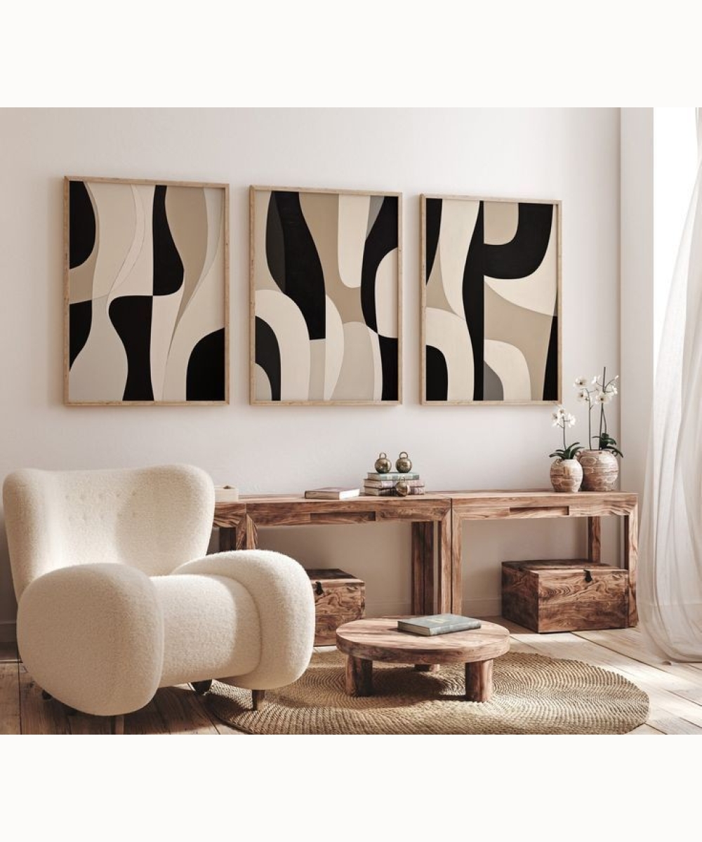 Abstract Art 9 Set of 3