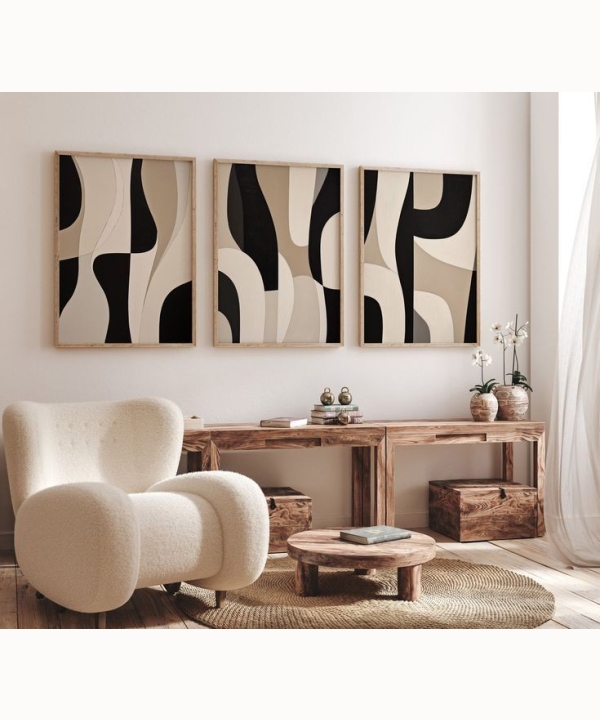 Abstract Art 9 Set of 3