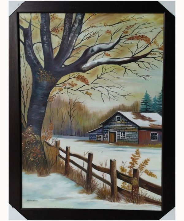 Hand Painted Oil Painting 29 "/42"
