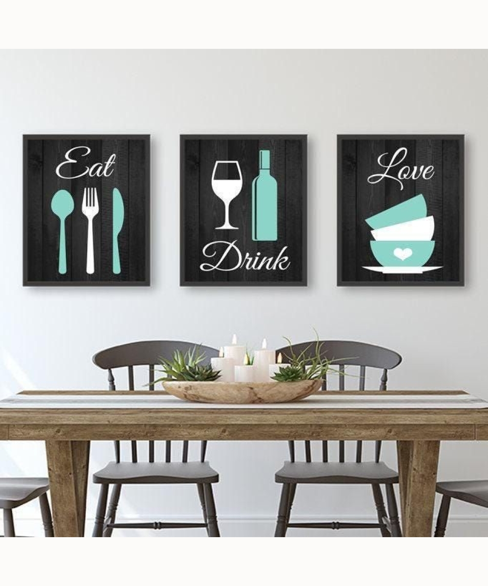 Kitchen Wall Art 17, set of 3