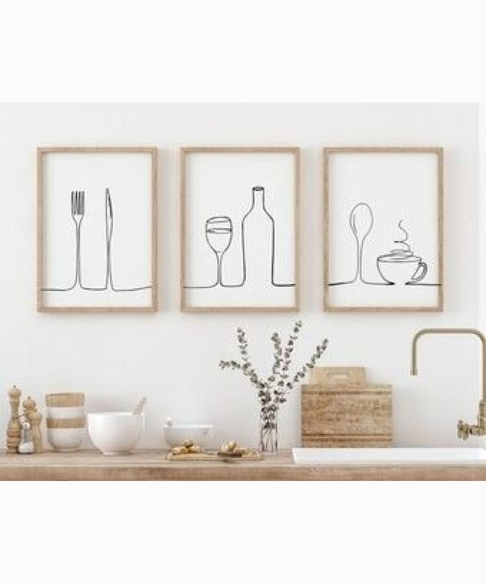 Kitchen Wall Art 3, set of 3