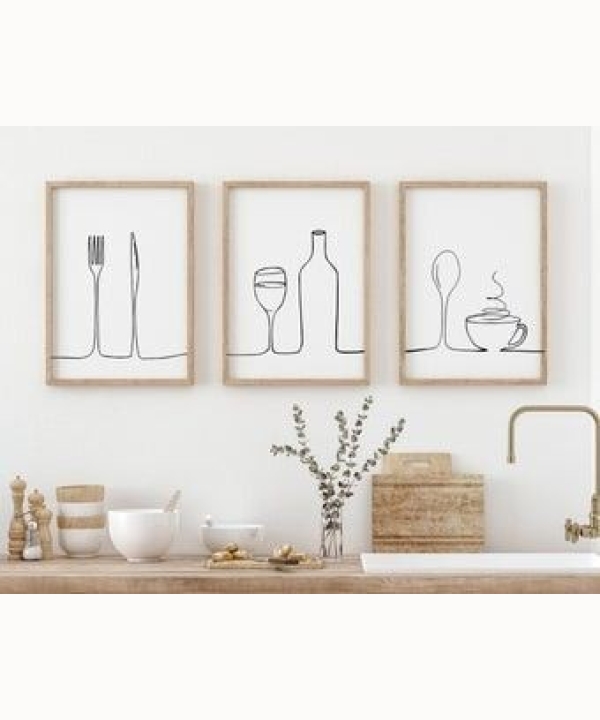 Kitchen Wall Art 3, set of 3