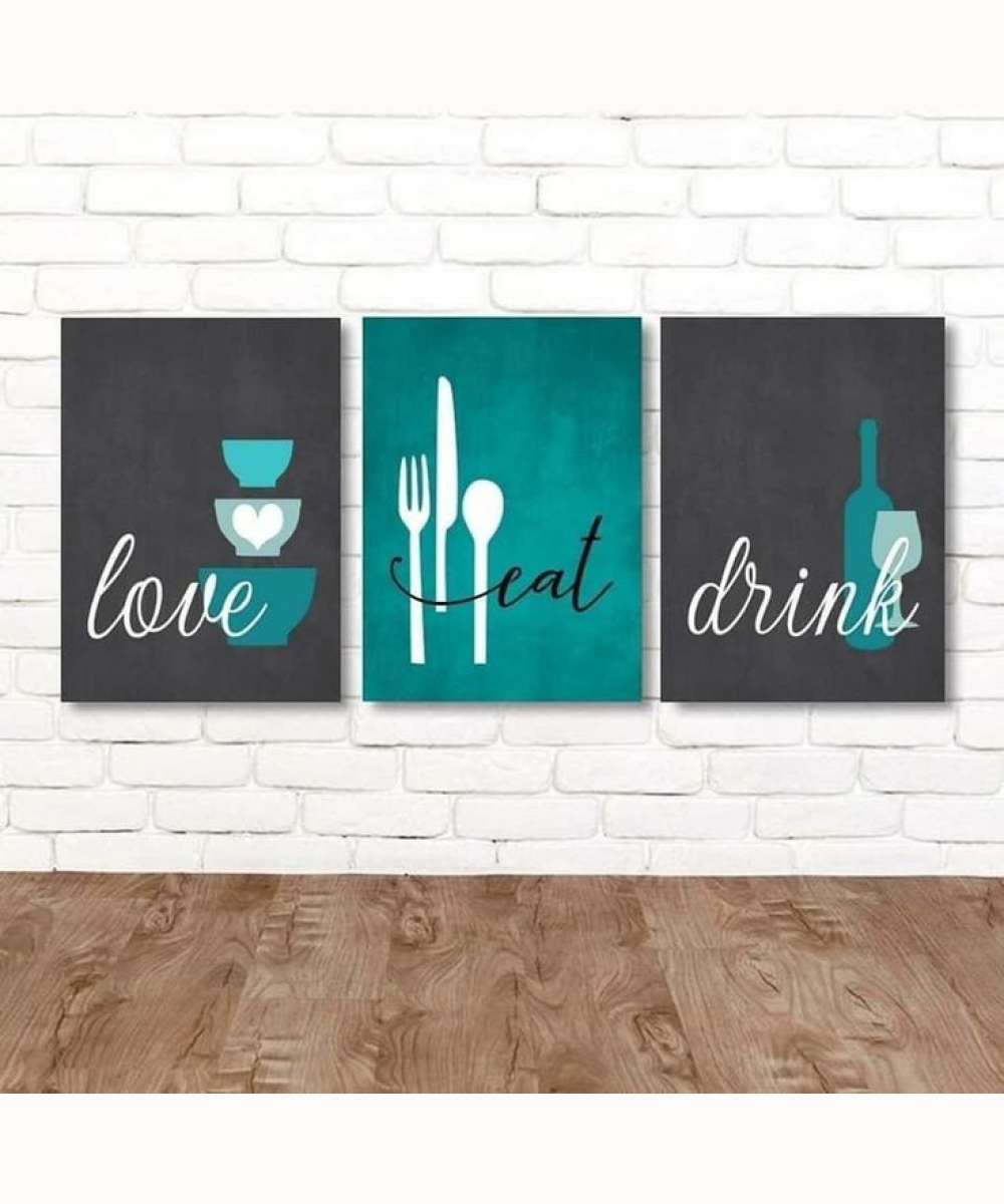 Kitchen Wall Art 9, set of 3