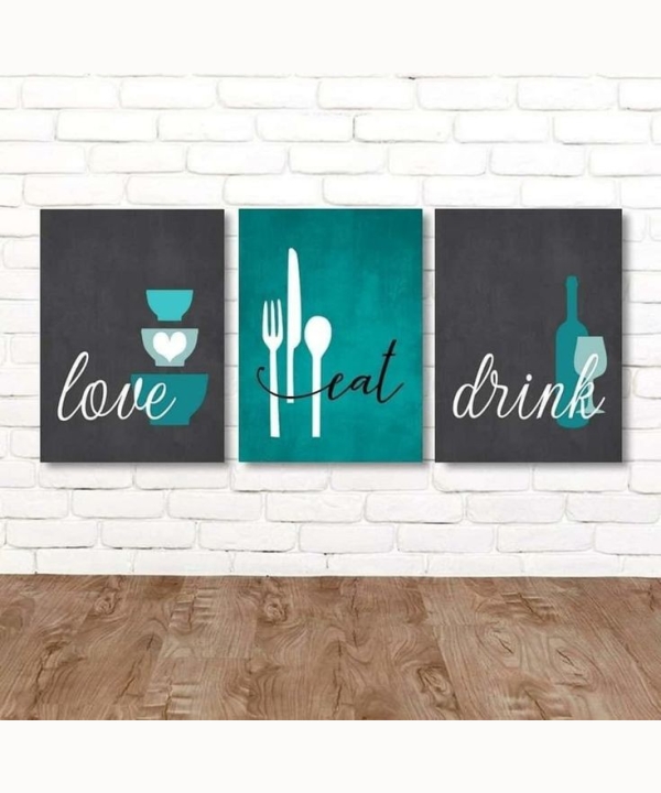 Kitchen Wall Art 9, set of 3