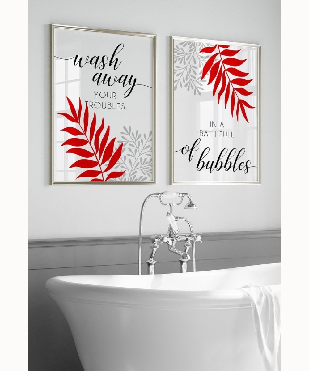 Bathroom Wall Art 14, set of 2