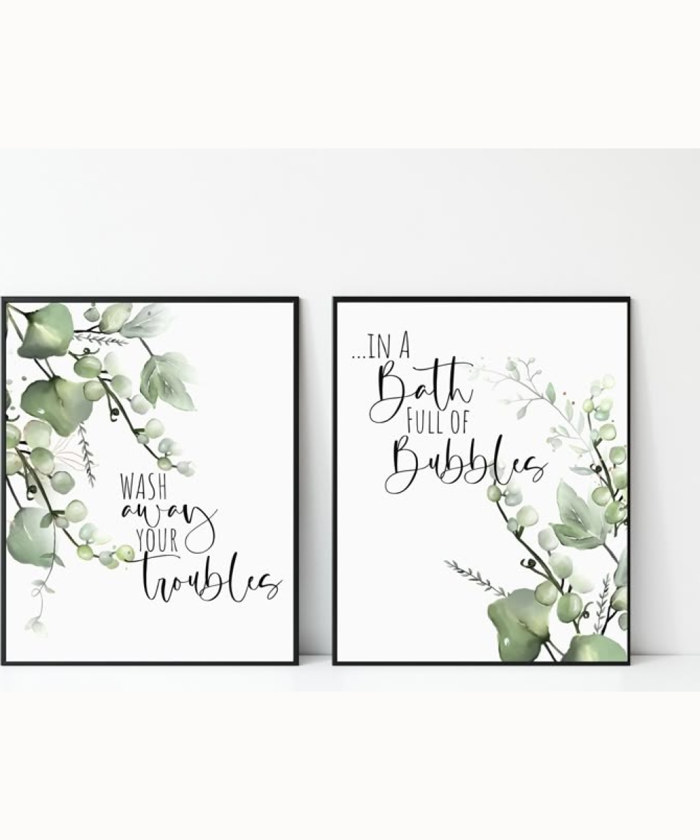Bathroom Wall Art 16, Set of 2