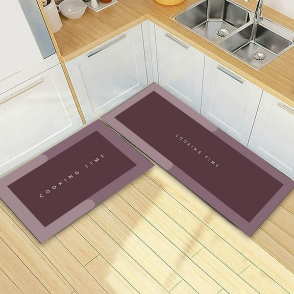 Extra Large Sized Anti Slip Water Absorbent Runner With Mat 1