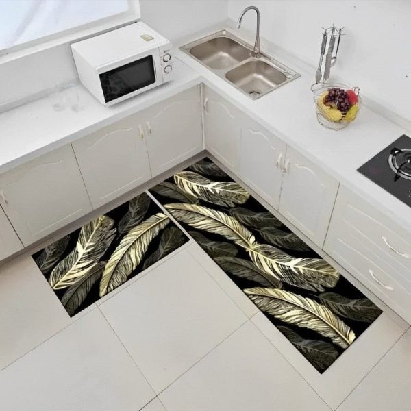 Extra Large Sized Anti Slip Water Absorbent Runner With Mat 12