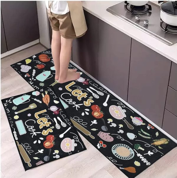 Extra Large Sized Anti Slip Water Absorbent Runner With Mat 15