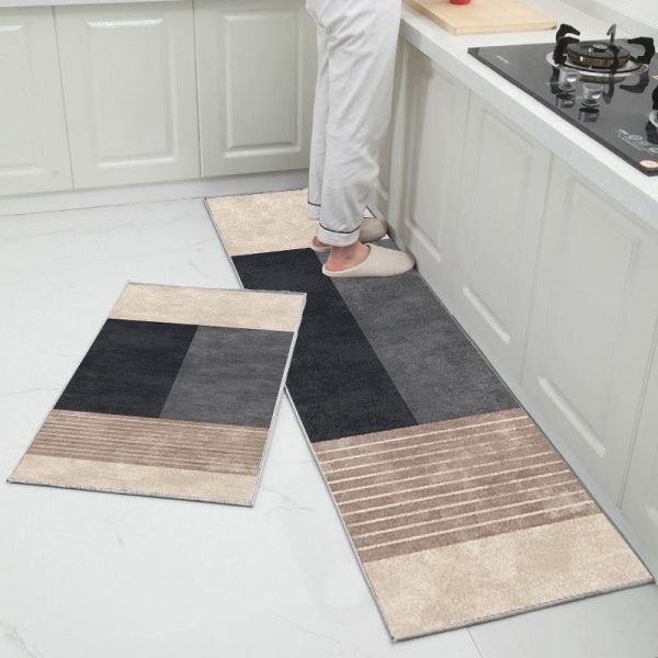 Extra Large Sized Anti Slip Water Absorbent Runner With Mat 17