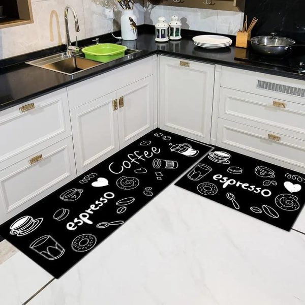 Extra Large Sized Anti Slip Water Absorbent Runner With Mat 19