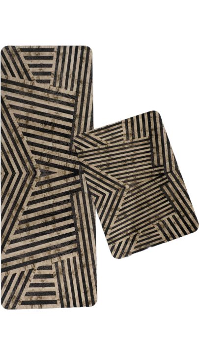 Extra Large Sized Anti Slip Water Absorbent Runner With Mat 24