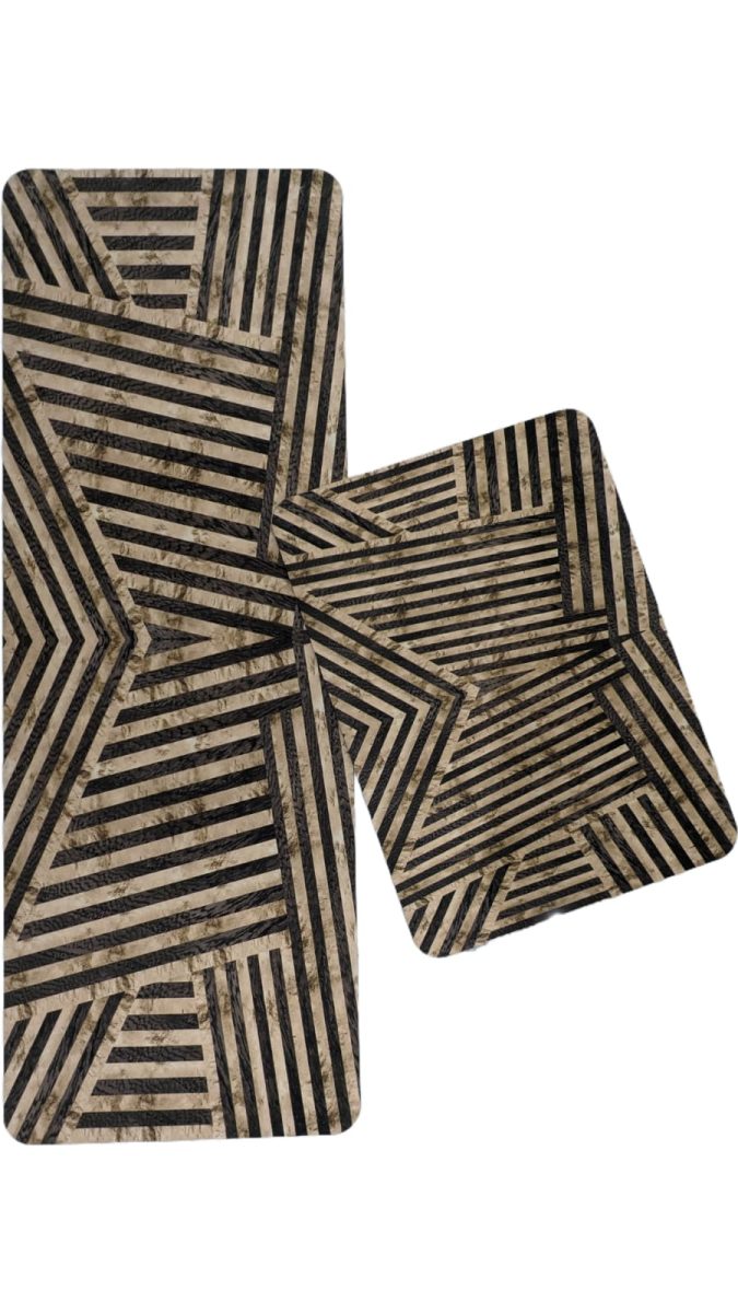 Extra Large Sized Anti Slip Water Absorbent Runner With Mat 24