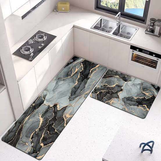 Extra Large Sized Anti Slip Water Absorbent Runner With Mat 38