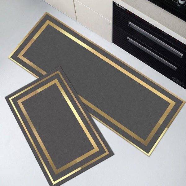 Extra Large Sized Anti Slip Water Absorbent Runner With Mat 40
