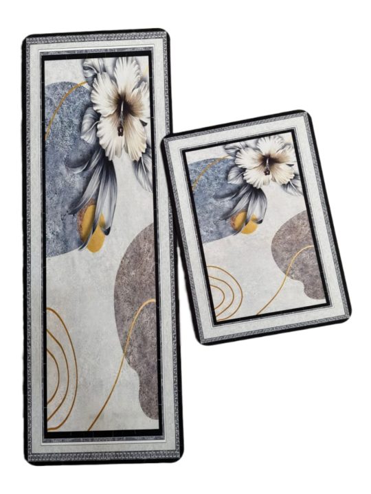 Large Sized Anti Slip Water Absorbent Runner With Mat 19