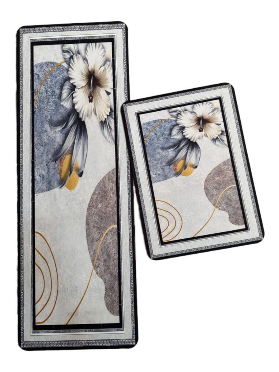 Large Sized Anti Slip Water Absorbent Runner With Mat 19