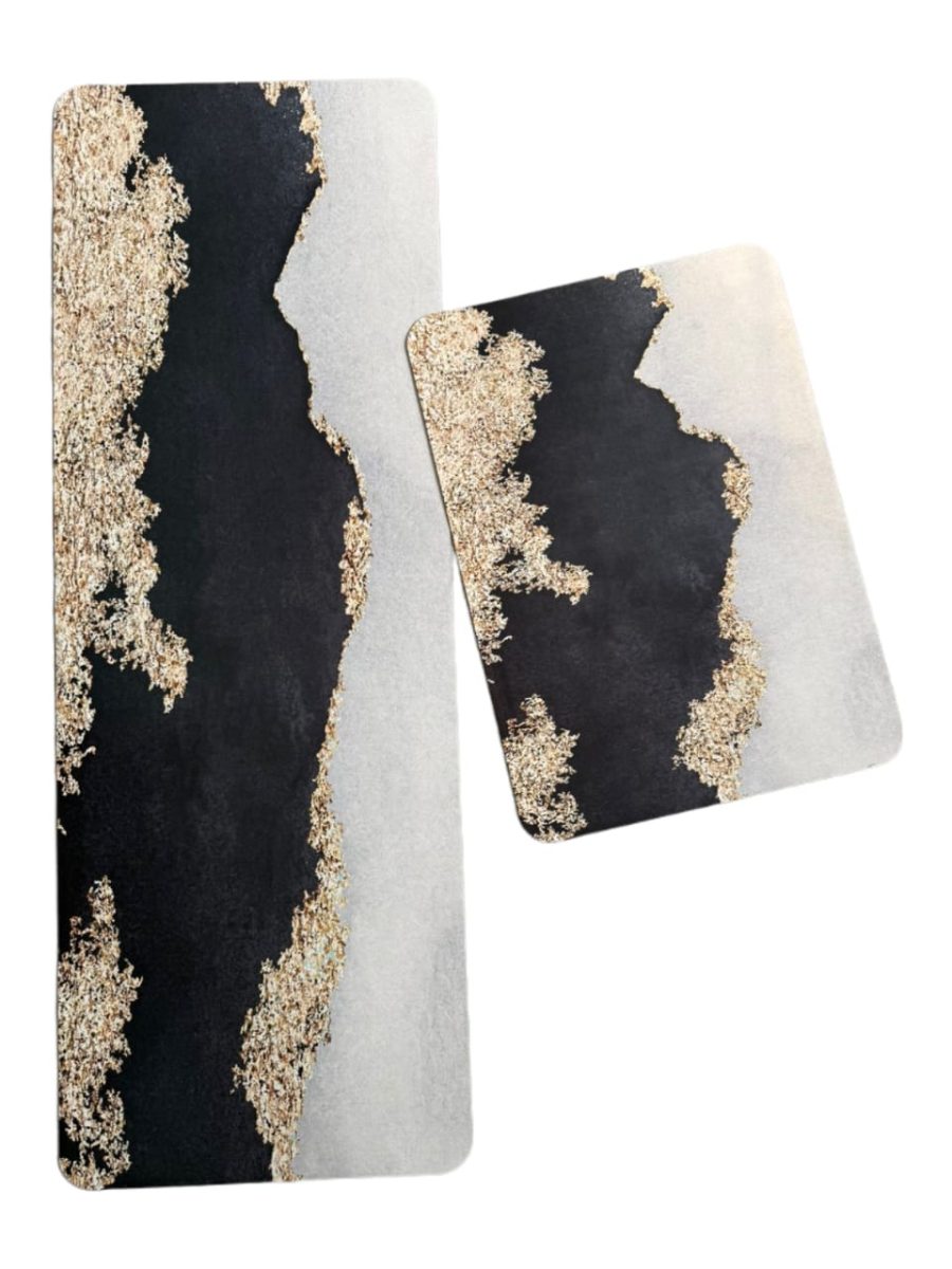 Large Sized Anti Slip Water Absorbent Runner With Mat 23