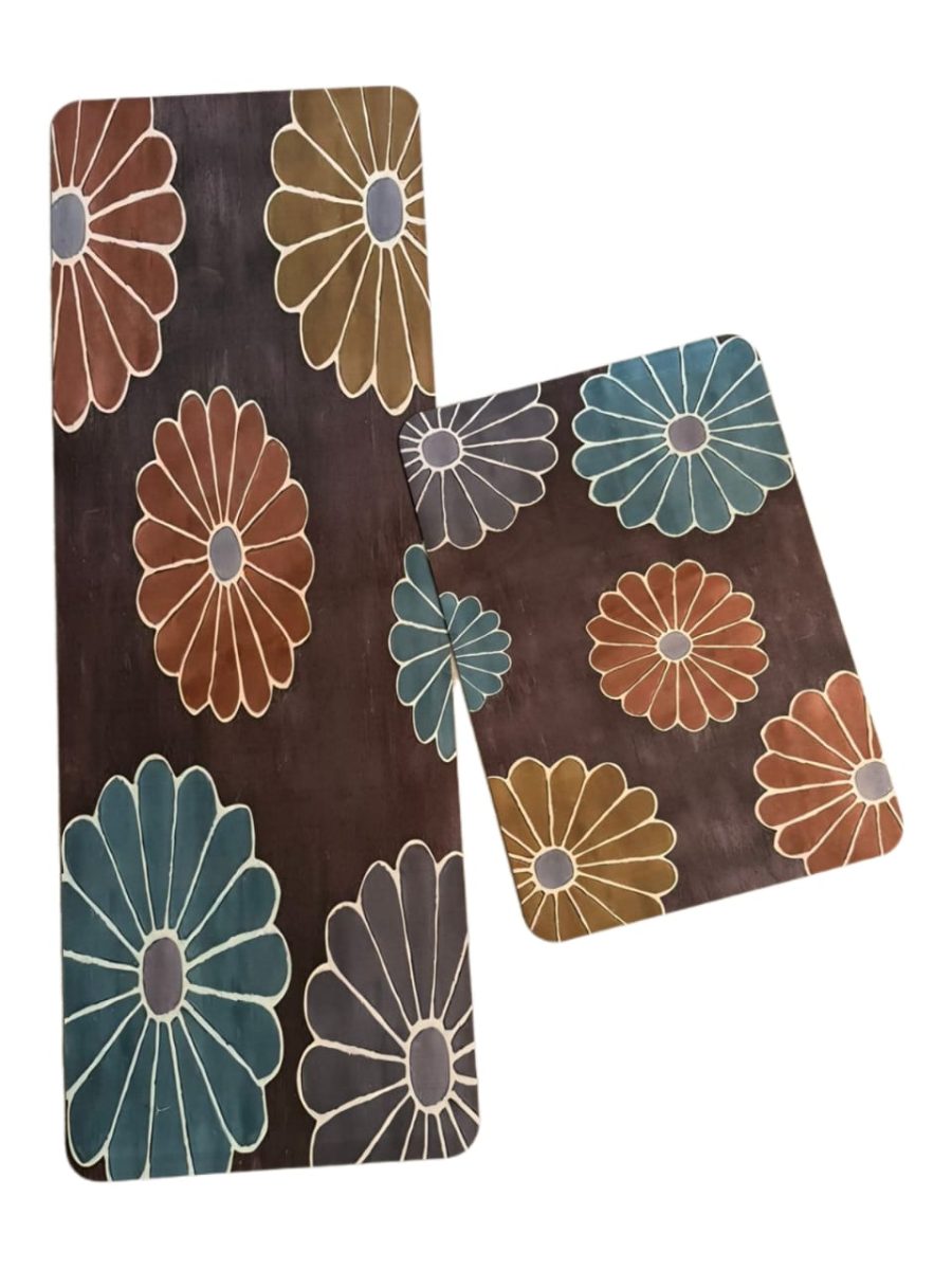 Large Sized Anti Slip Water Absorbent Runner With Mat 28