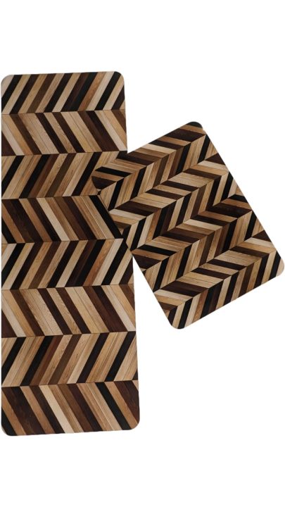 Large Sized Anti Slip Water Absorbent Runner With Mat 38