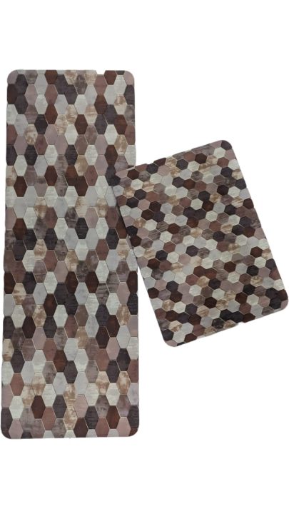 Large Sized Anti Slip Water Absorbent Runner With Mat 42