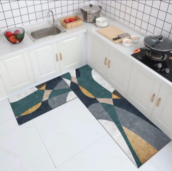 Large Sized Anti Slip Water Absorbent Runner With Mat 8