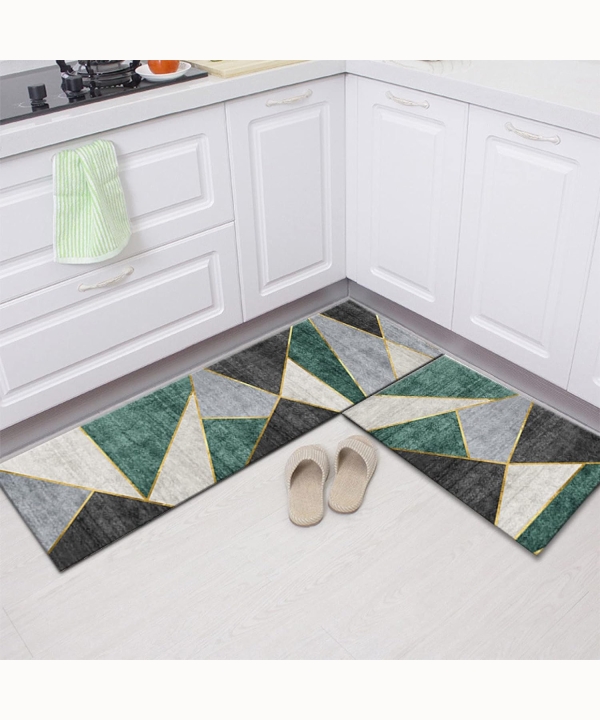 Medium Sized Anti Slip Water Absorbent Runner With Mat 21