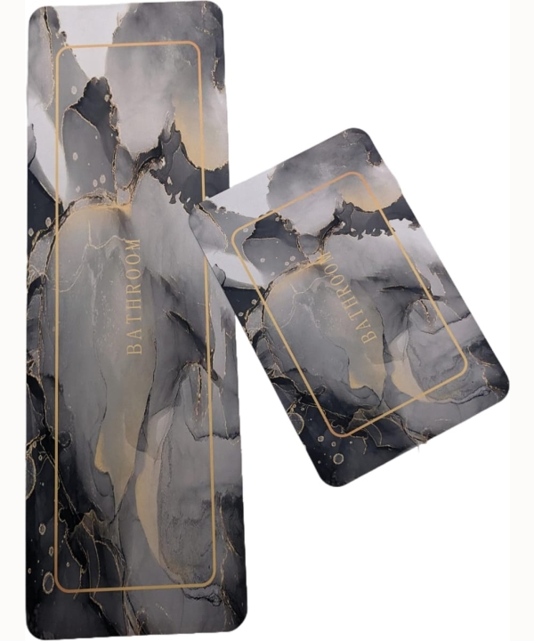 Medium Sized Anti Slip Water Absorbent Runner With Mat 22