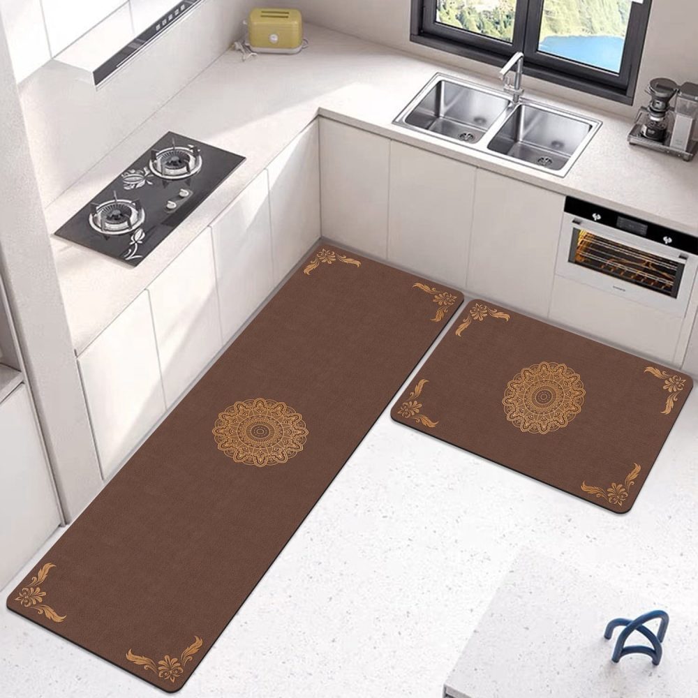 Medium Sized Anti Slip Water Absorbent Runner With Mat 9