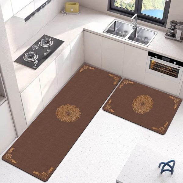 Medium Sized Anti Slip Water Absorbent Runner With Mat 9